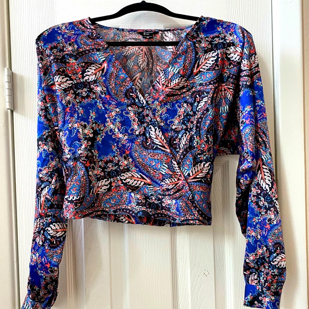 Paisley Long Sleeve Blouse